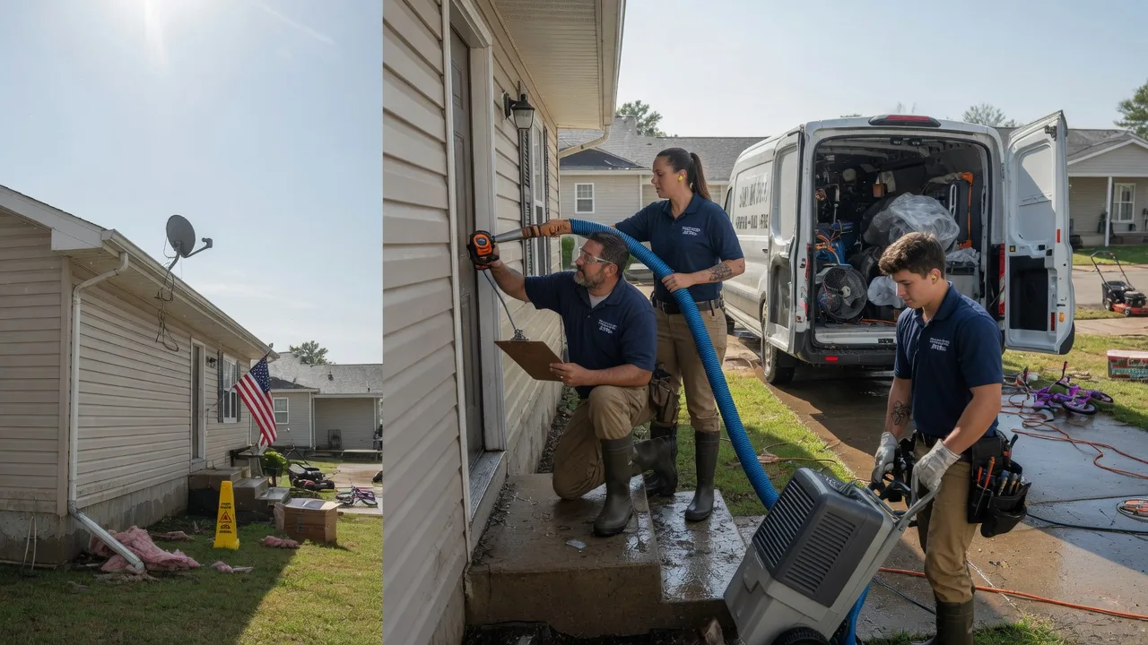 Ceiling Water Damage Restoration in Elyria, OH near me